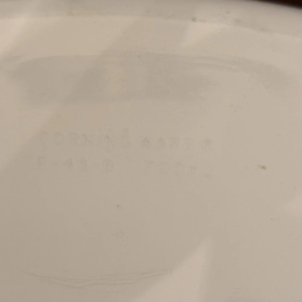 Vintage Corning Ware P-43-B 700mL Floral Casserole Baking Dish Wildflower USA